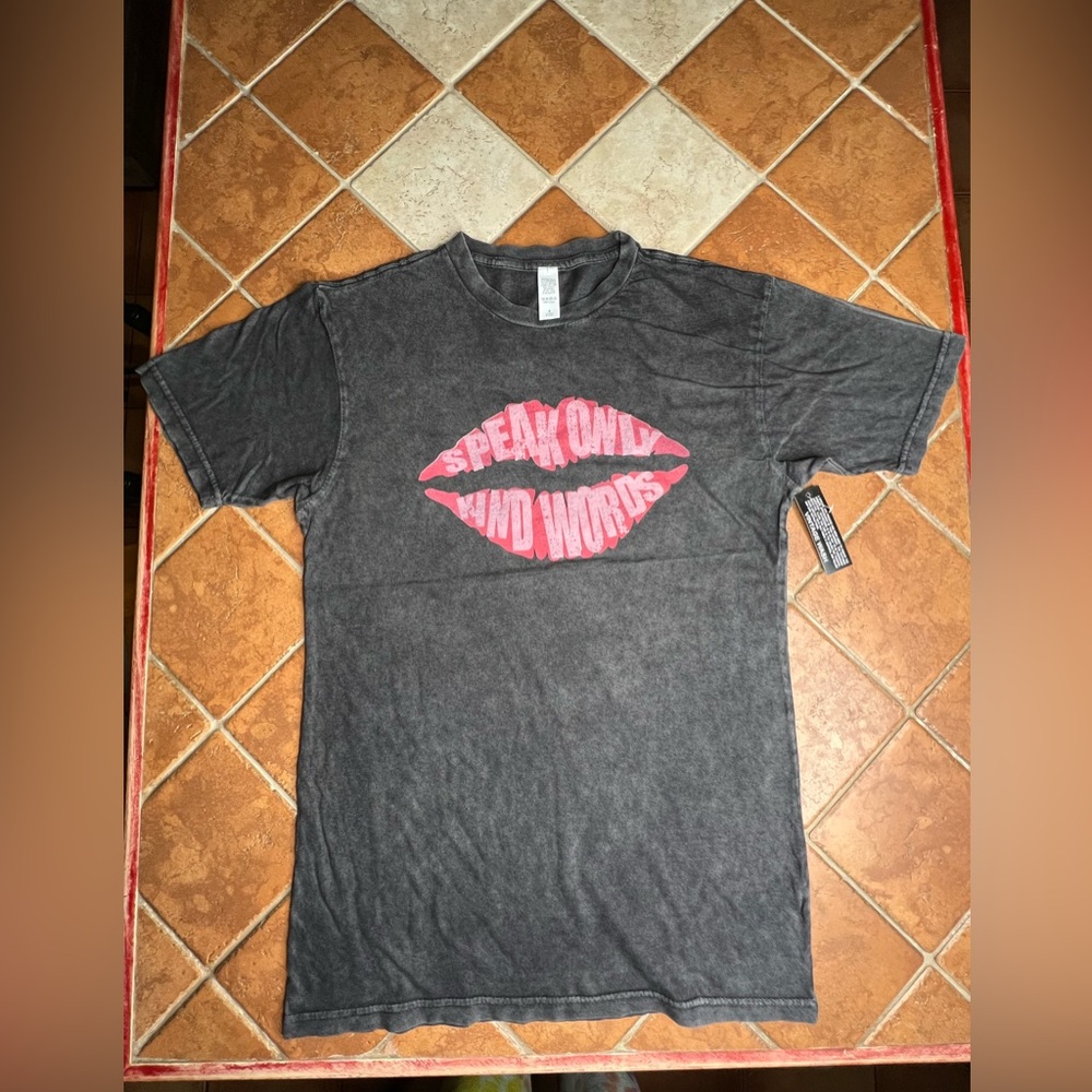 Speak Only Kind Words Vintage Wash Tee - Picture 3 of 8
